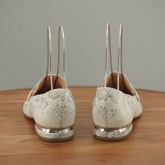 Franco Sarto Womens Sansa Pointed Toe Loafers Size 9 M Man Made Snake Print - Picture 7 of 11